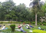 Yoga Camp in MMTC Colony, New Delhi on the occasion of International Yoga Day 2021